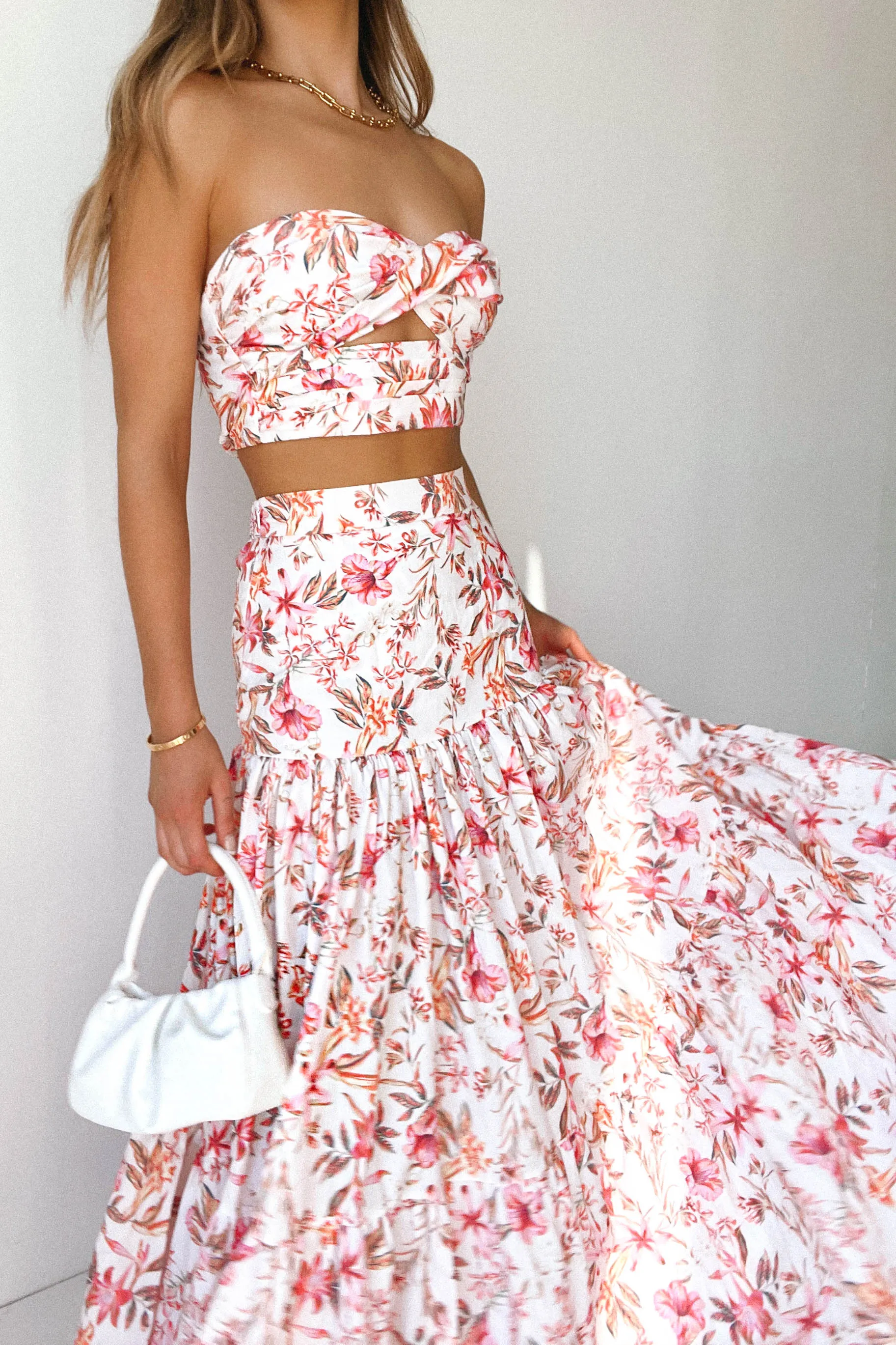 Hydra Top / White Floral