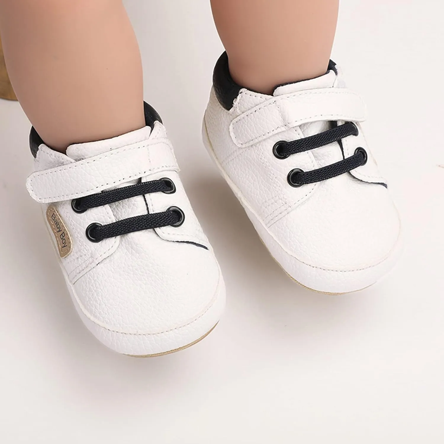 Infant Baby Boys Girls' Sneakers Soft Anti-Slip Soft Sole Newborn Toddler Baby First Walker Outdoor Shoes Crib Shoes