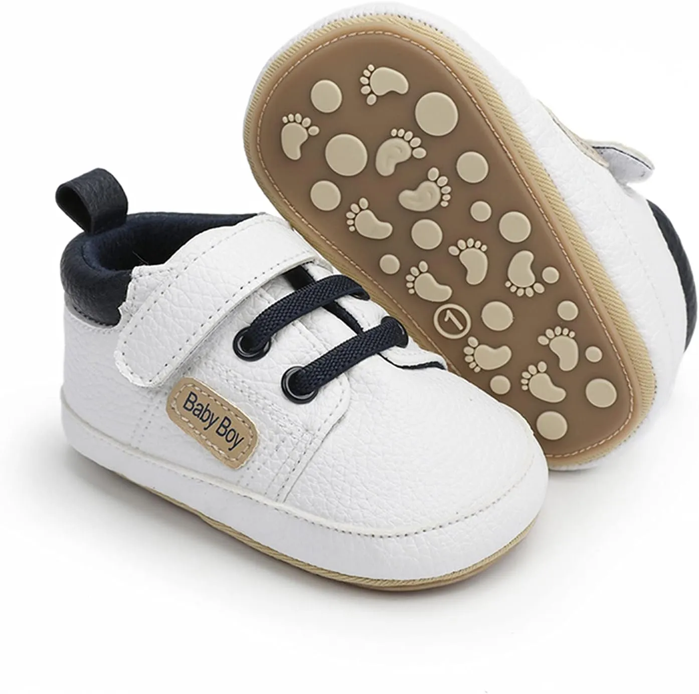 Infant Baby Boys Girls' Sneakers Soft Anti-Slip Soft Sole Newborn Toddler Baby First Walker Outdoor Shoes Crib Shoes