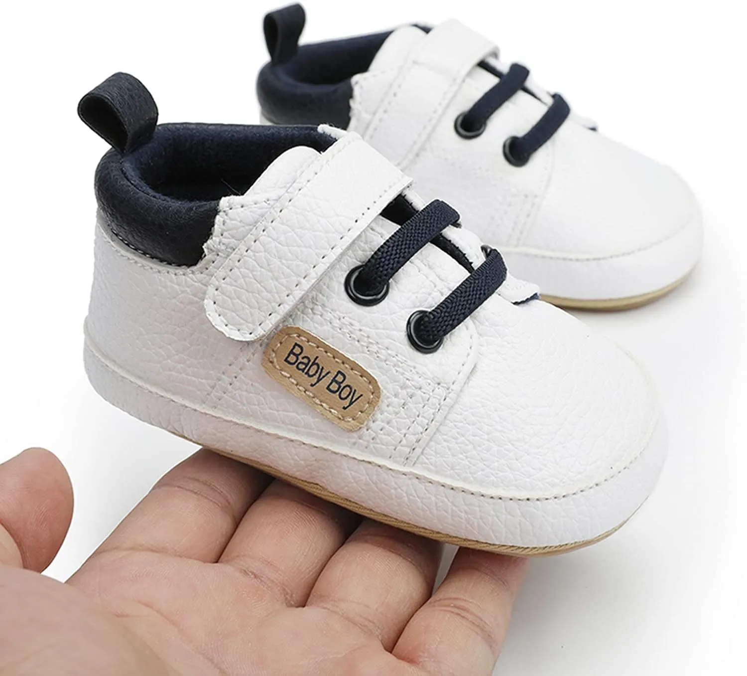 Infant Baby Boys Girls' Sneakers Soft Anti-Slip Soft Sole Newborn Toddler Baby First Walker Outdoor Shoes Crib Shoes