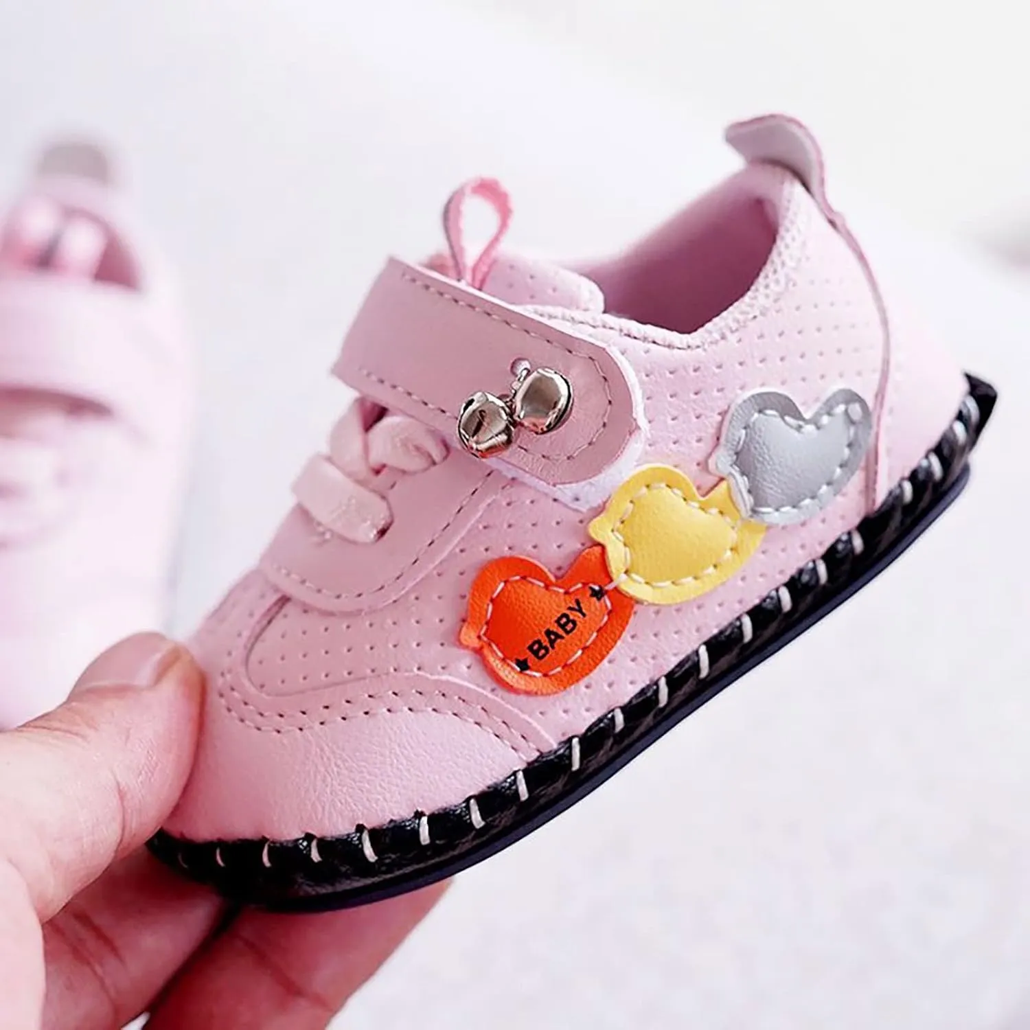 Infant Baby Girl Boy High Ankle Sandals Rubber Sole PU Leather Mesh Toddler Outdoor Softy Shoes for Travel