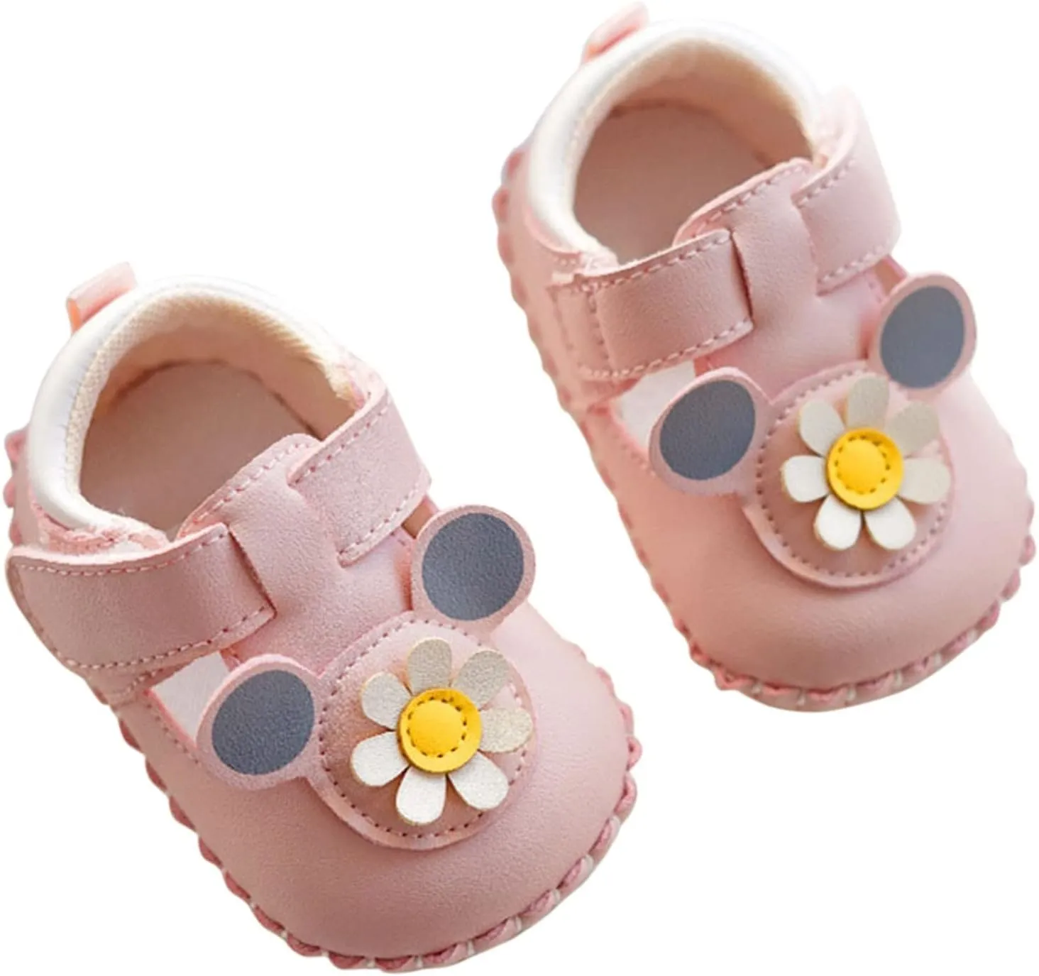 Infant Baby Girls Shoes Soft Sole Princess Wedding Dress Mary Jane Newborn Light Baby Sneaker Toddler Girls Shoes