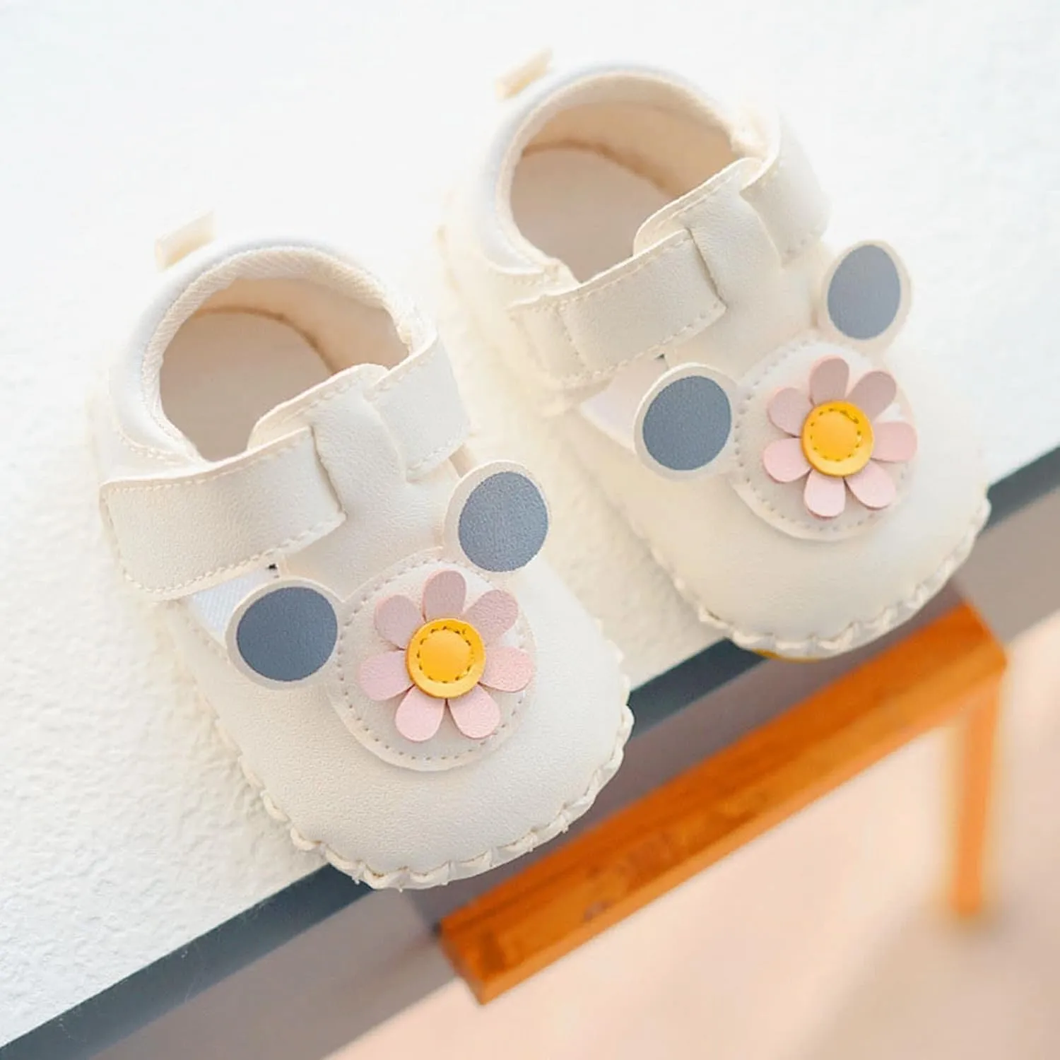 Infant Baby Girls Shoes Soft Sole Princess Wedding Dress Mary Jane Newborn Light Baby Sneaker Toddler Girls Shoes