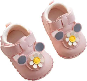Infant Baby Girls Shoes Soft Sole Princess Wedding Dress Mary Jane Newborn Light Baby Sneaker Toddler Girls Shoes