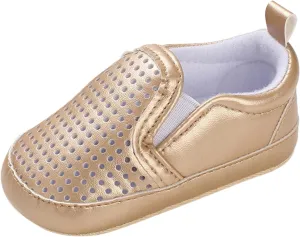 Infant Baby Mesh Hollow Leather First Walking Shoes Toddler Soft Sole Slip On Solid Color Platform Casual Sneakers