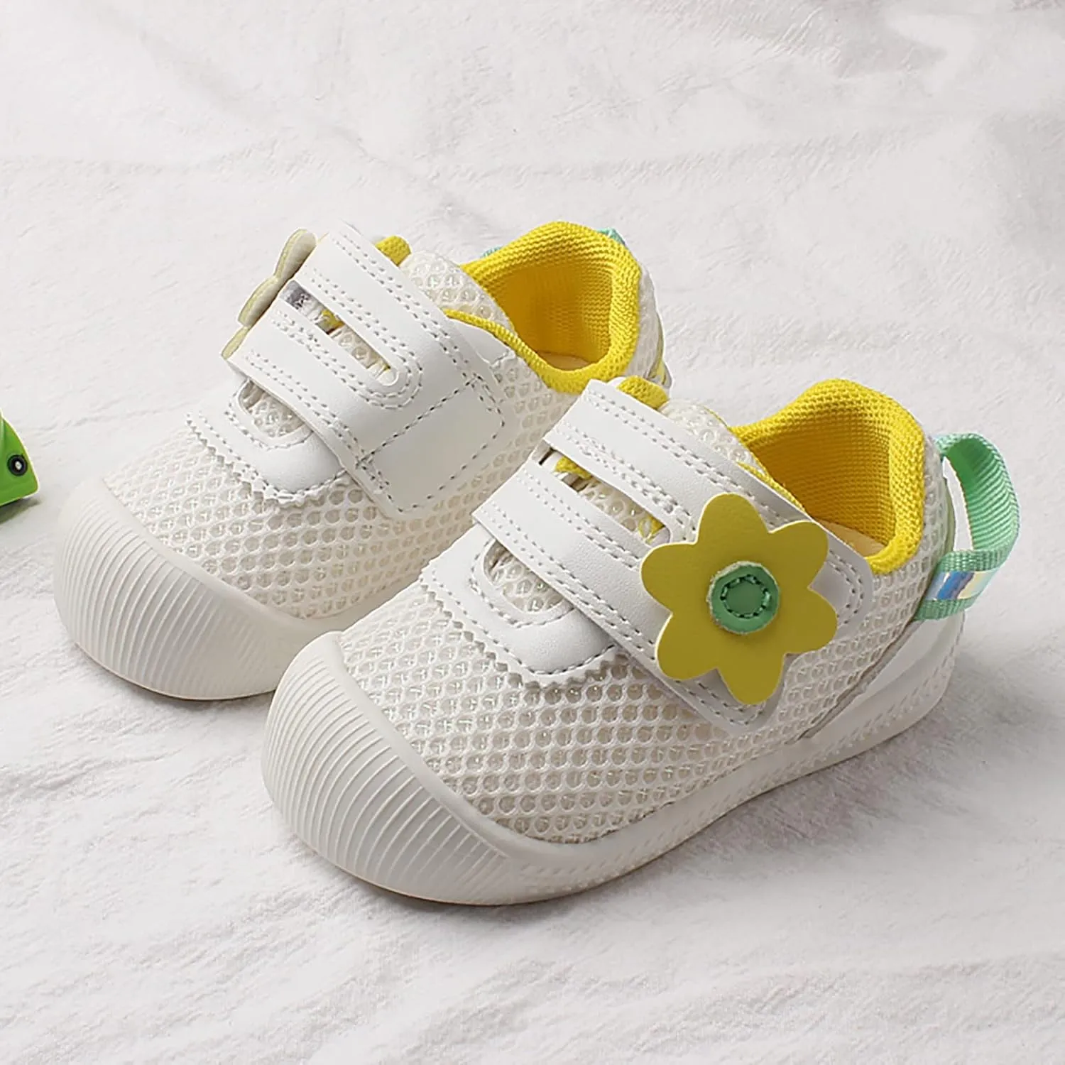 Infant Baby Walking Shoes Grid Soft Non Slip Casual Shoes Rubber Sole Outdoor Baby Walking Shoes