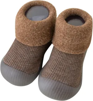 Infant Boys and Girls Indoor and Outdoor Sports Shoes Indoor First Walkers Casual Elastic Socks Shoes Cozy Baby Shoes