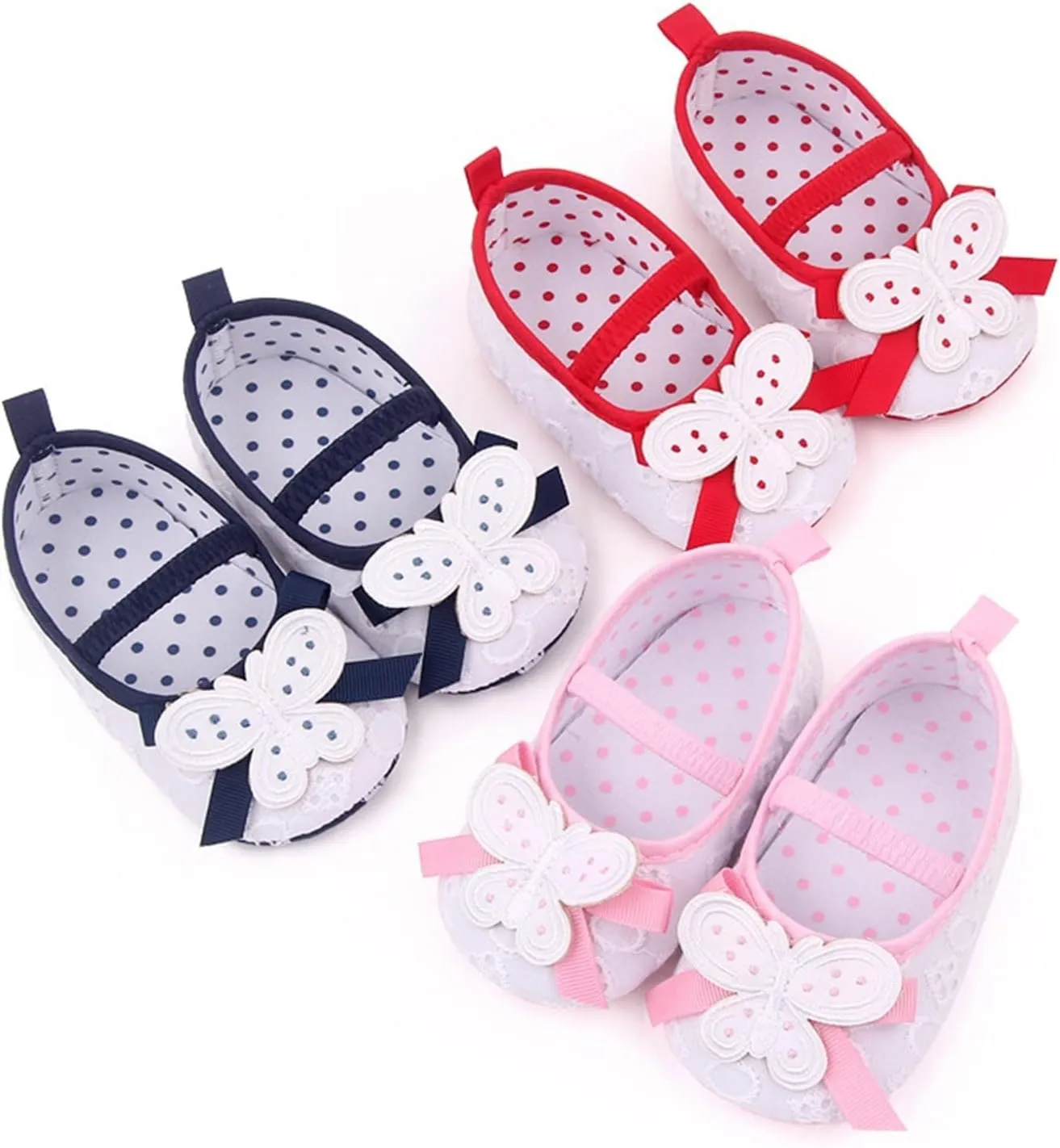 Infant Boys Baby Newborn Sneakers Girls Cute Butterfly Design Walking Shoes Flat Bottom Love Shoes Baby Sneaker Shoes