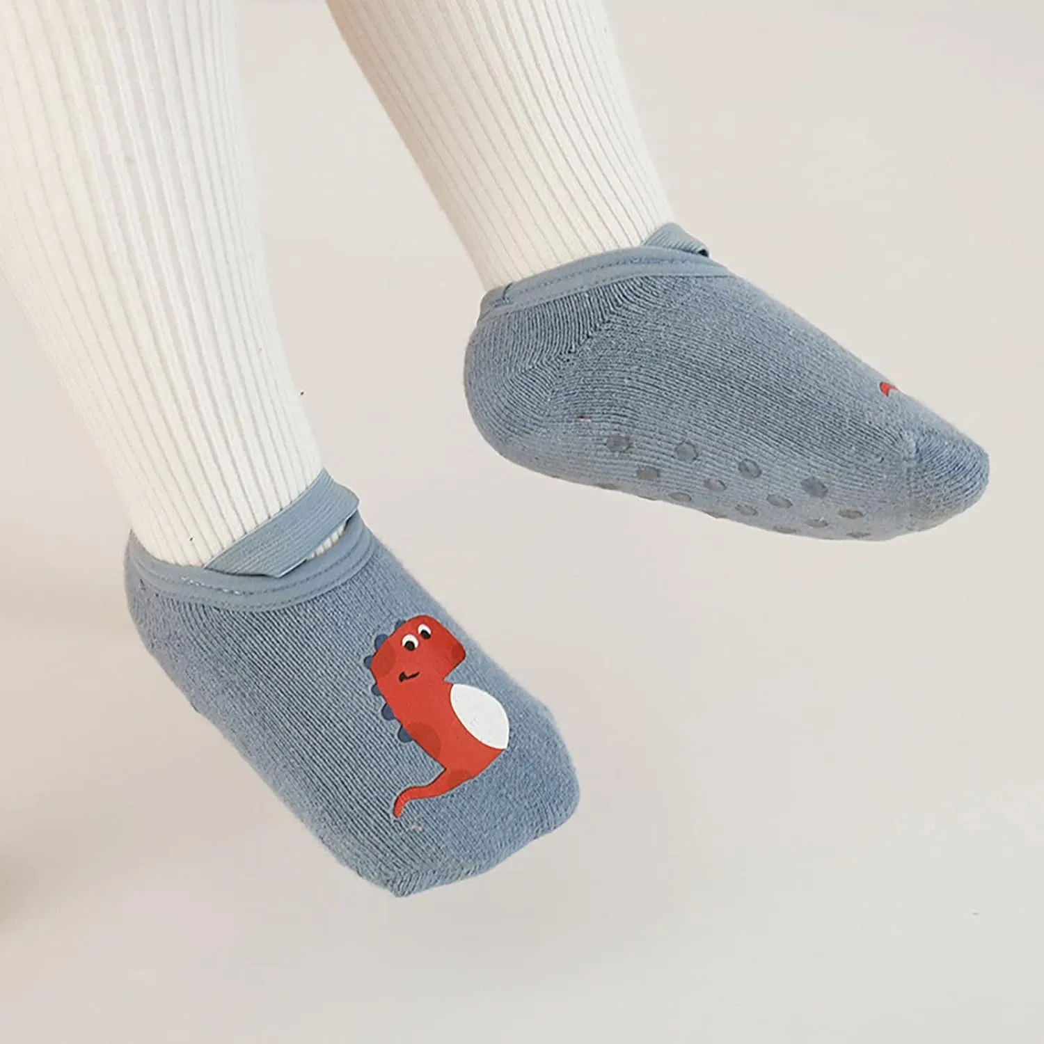 Infant Cute Cartoon Socks Shoes Baby Walking Shoes Boys and Girls Floor Sports Non Slip Warm Shoes Baby Sock Shoes