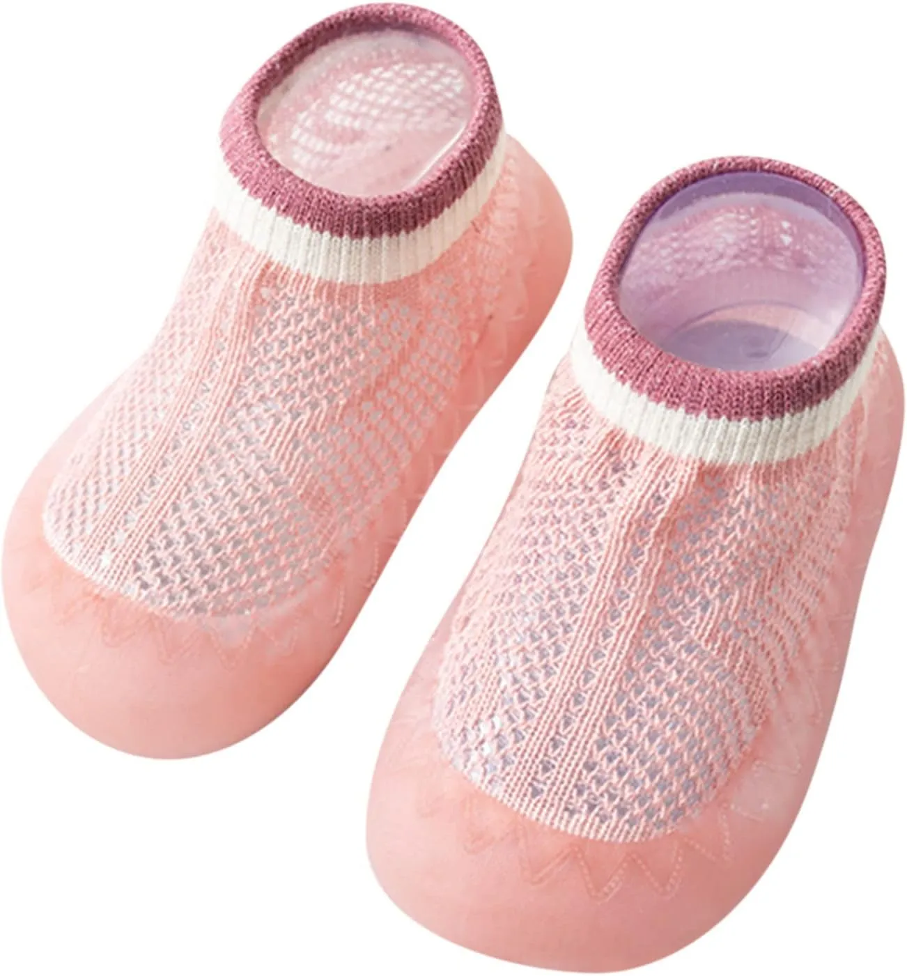 Infant Four Season Socks Shoes Sole Shoes Soft Toddler 0 to 36Months Socks Anklet Summer Solid Baby Rubber