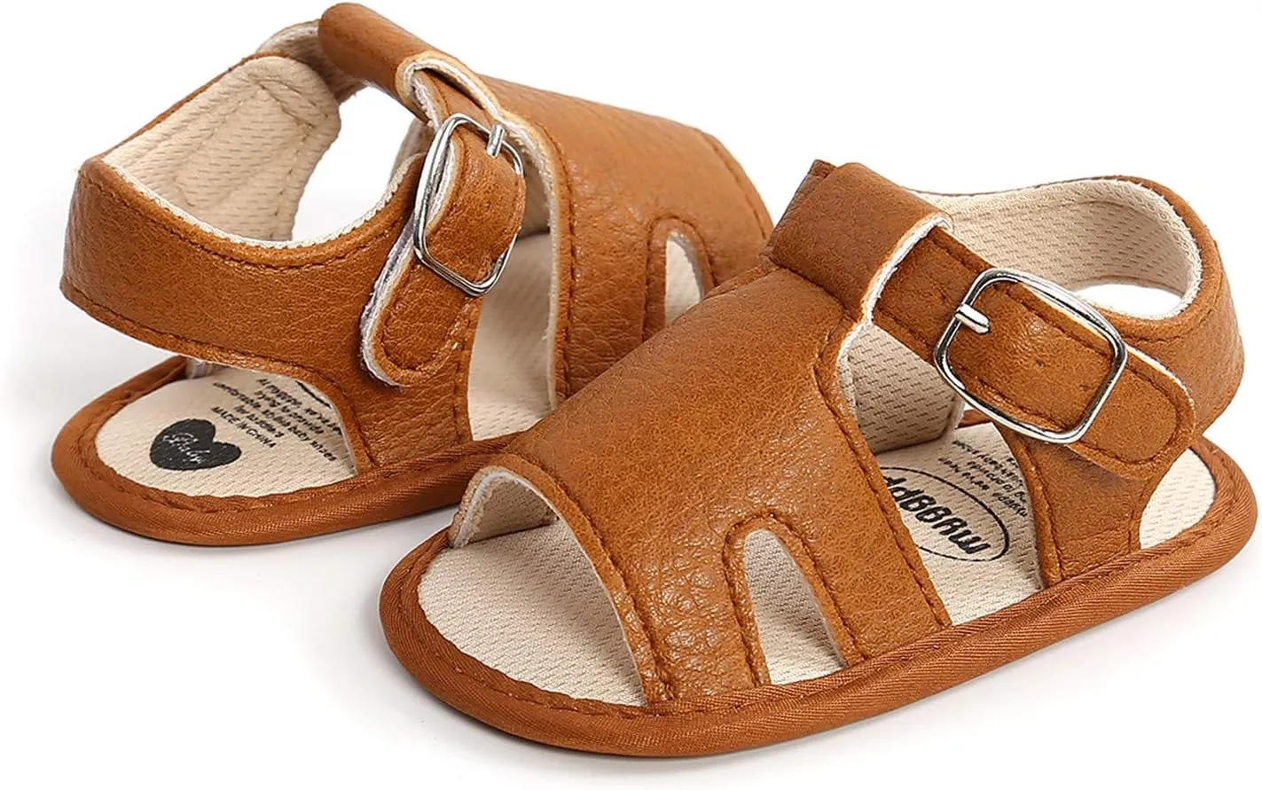 Infant Girls Cotton Rubber Sole Sandals Baby Soft Sole Non-Slip Boys Flat Walking Shoes Baby Shoes