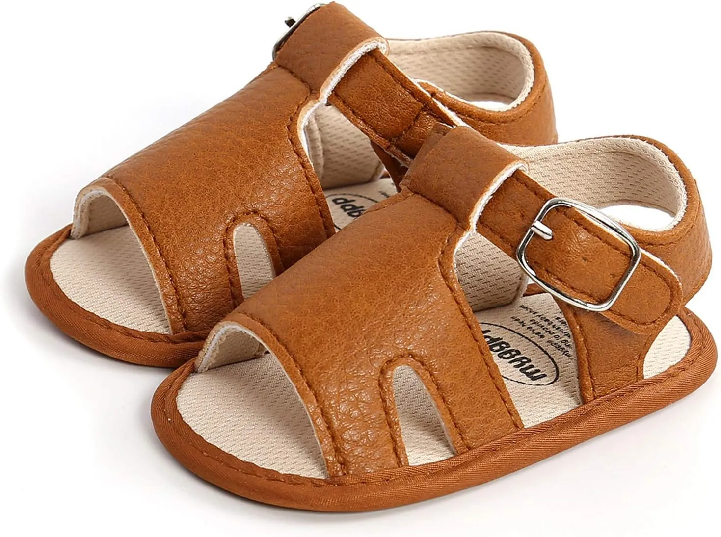 Infant Girls Cotton Rubber Sole Sandals Baby Soft Sole Non-Slip Boys Flat Walking Shoes Baby Shoes