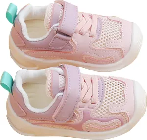 Infant Girls' Sneakers Girls' Soft Sole Casual Shoes Spring Summer New Baby Hollowed Out Mesh Function Shoe for Girls