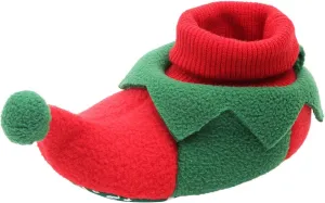 Infant Toddle Footwear Winter Warm Floor Shoes Soft Sole Indoor Warm Christmas Toddler Girl Warm (B, 12-18 Months)