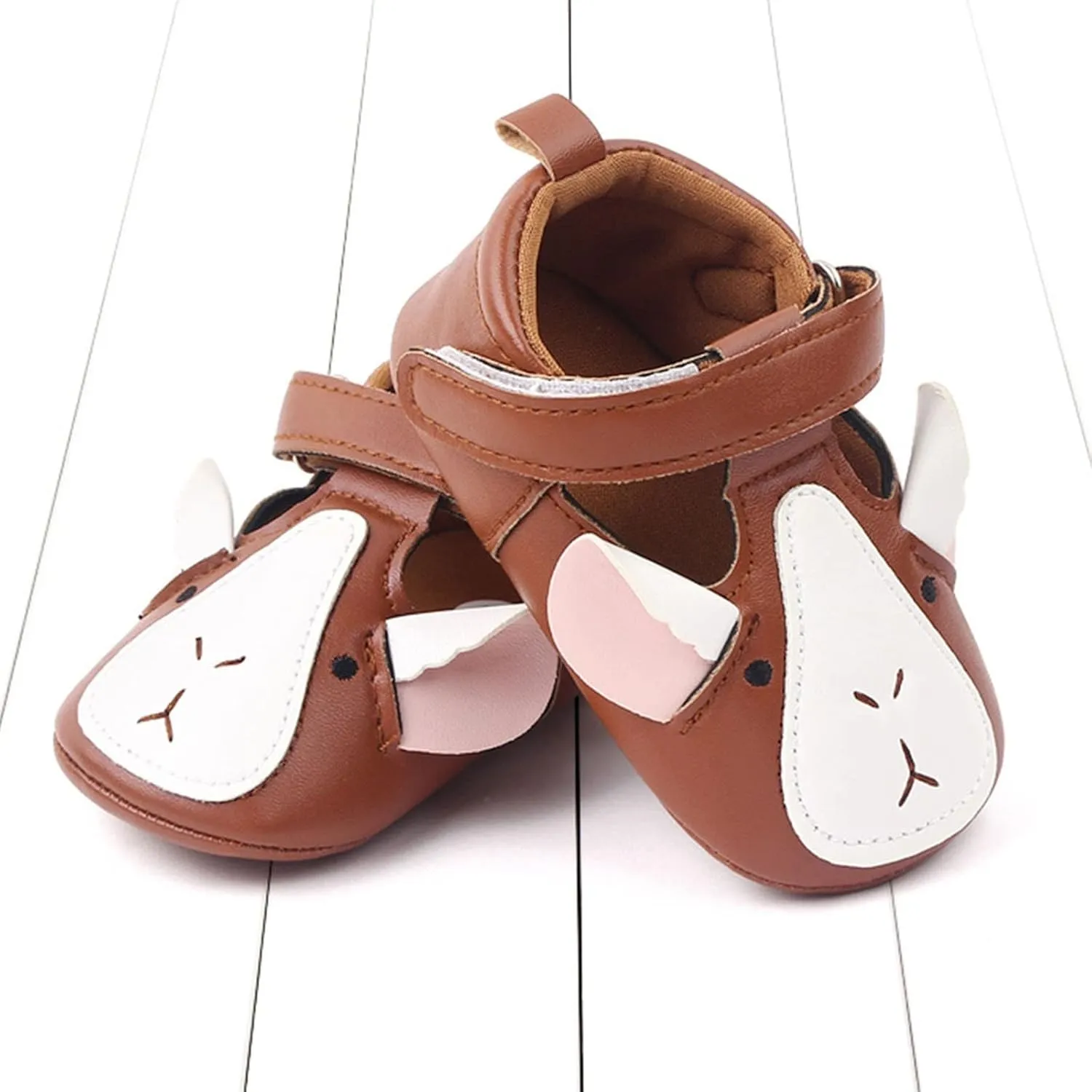 Infant Toddler Shoes Soft Sole Cartoon Animals Hook Loop Casual Shoes Princess Shoes Toddler Shoes Size One Baby Girl