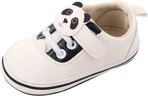 Infant Toddler Shoes Soft Sole Cartoon Panda Lace Up Casual Shoes Princess Shoes Toddler Shoes Size 8 Toddler Cleats Soccer