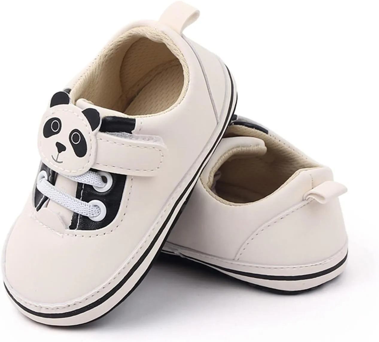 Infant Toddler Shoes Soft Sole Cartoon Panda Lace Up Casual Shoes Princess Shoes Toddler Shoes Size 8 Toddler Cleats Soccer