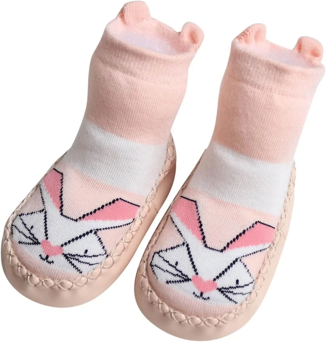 Infant Toddler Shoes Soft Sole Toddler Shoes Cartoon Animal Print Non Slip Breathable Rubber Sandals for Kids