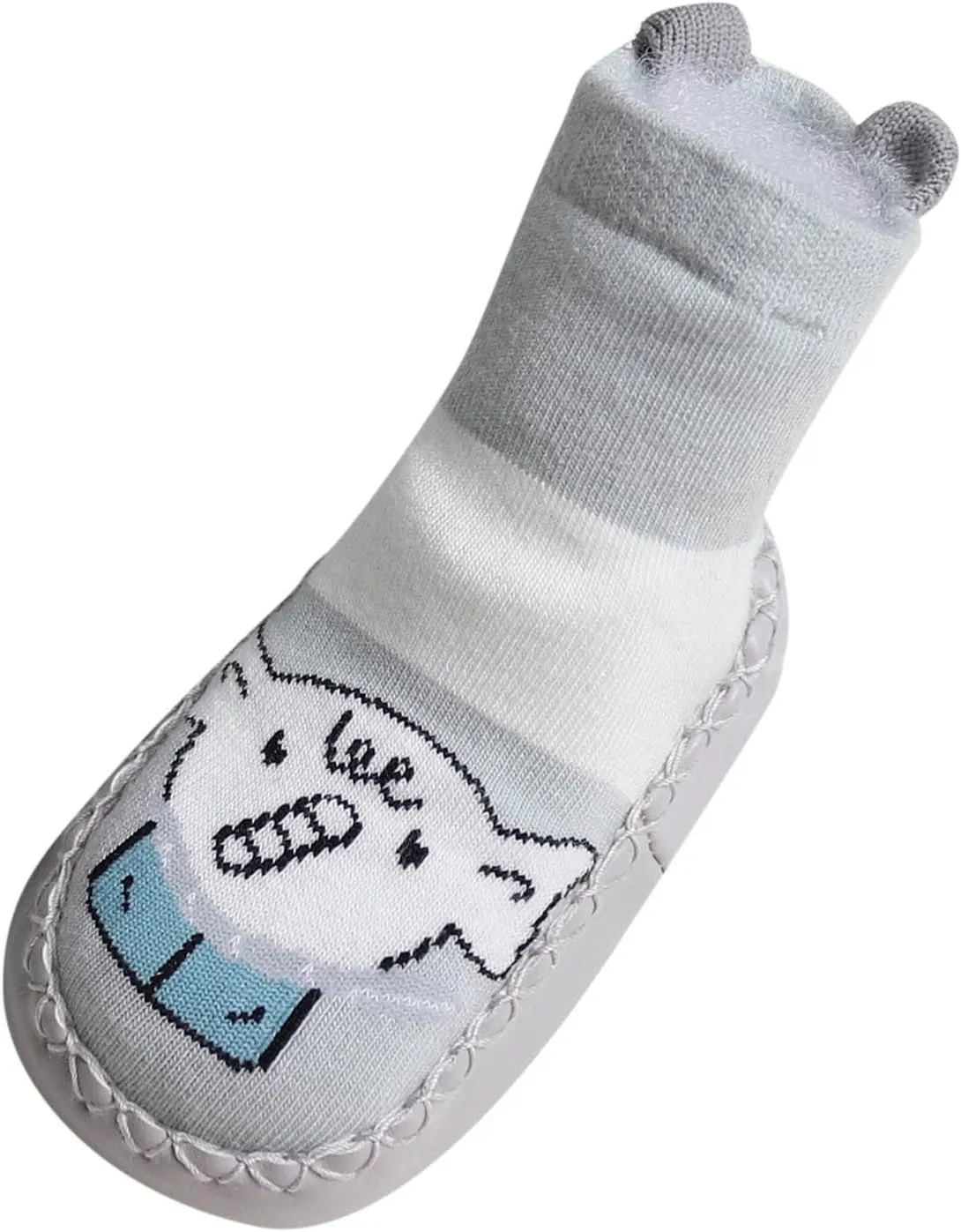 Infant Toddler Shoes Soft Sole Toddler Shoes Cartoon Animal Print Non Slip Breathable Rubber Sandals for Kids