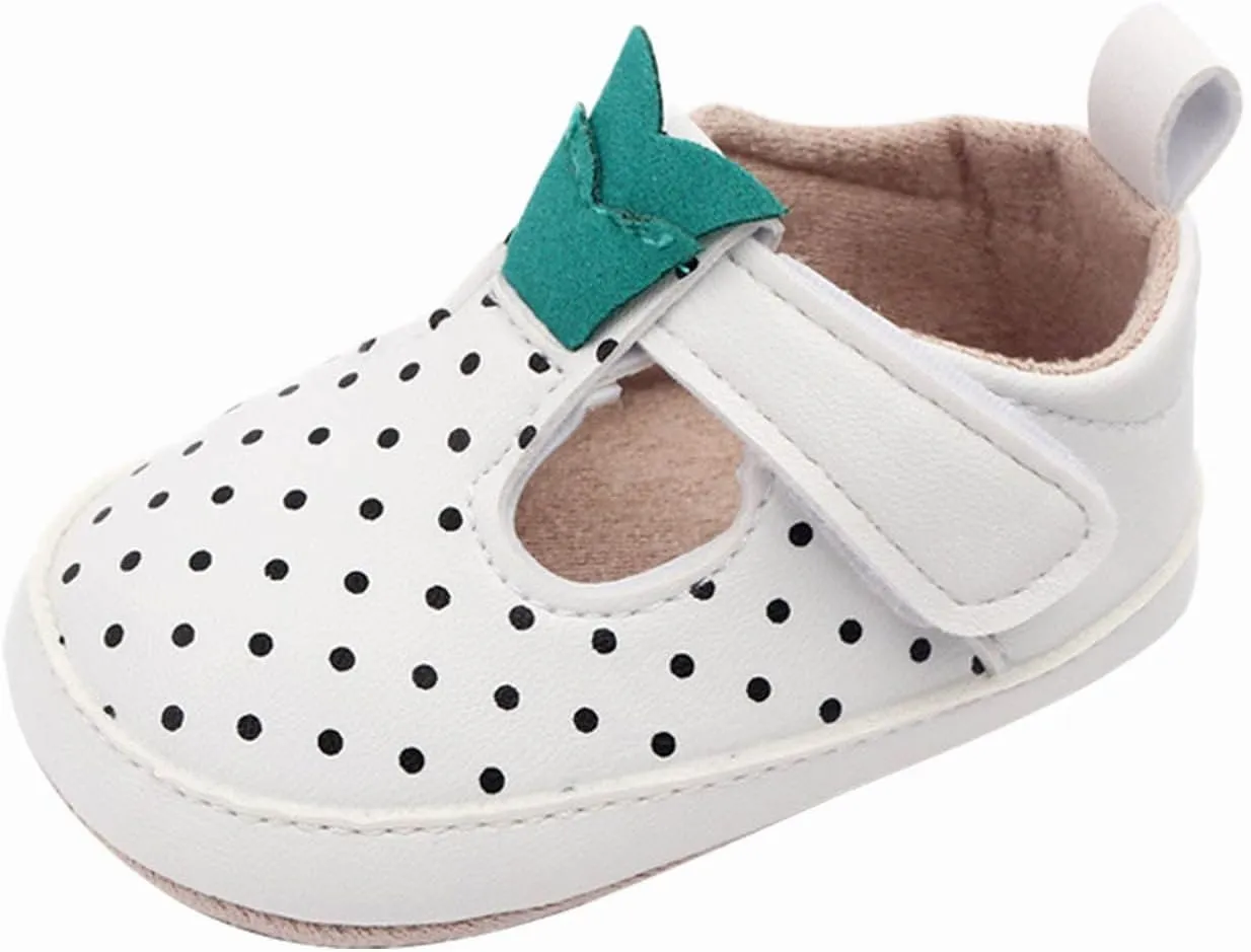 Infant Toddler Shoes Soft Sole Toddler Shoes Polka Dots Non Slip Breathable Princess Shoes Toddler Sandals Size 9