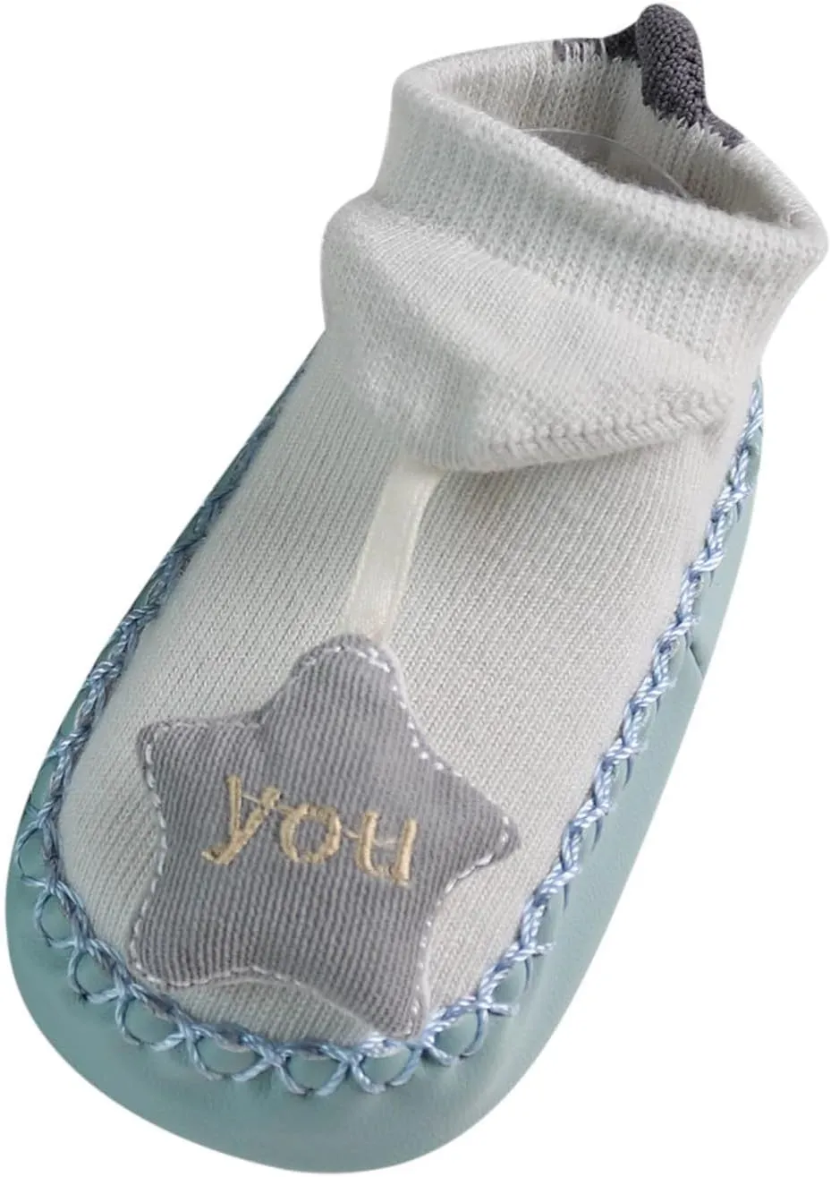 Infant Toddler Shoes Soft Sole Toddler Shoes Star Decoration Non Slip Breathable Socks Toddler Jelly (White, 12 Months)