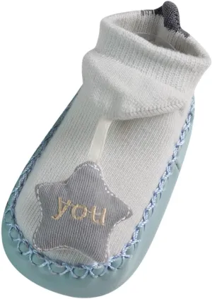 Infant Toddler Shoes Soft Sole Toddler Shoes Star Decoration Non Slip Breathable Socks Toddler Jelly (White, 12 Months)