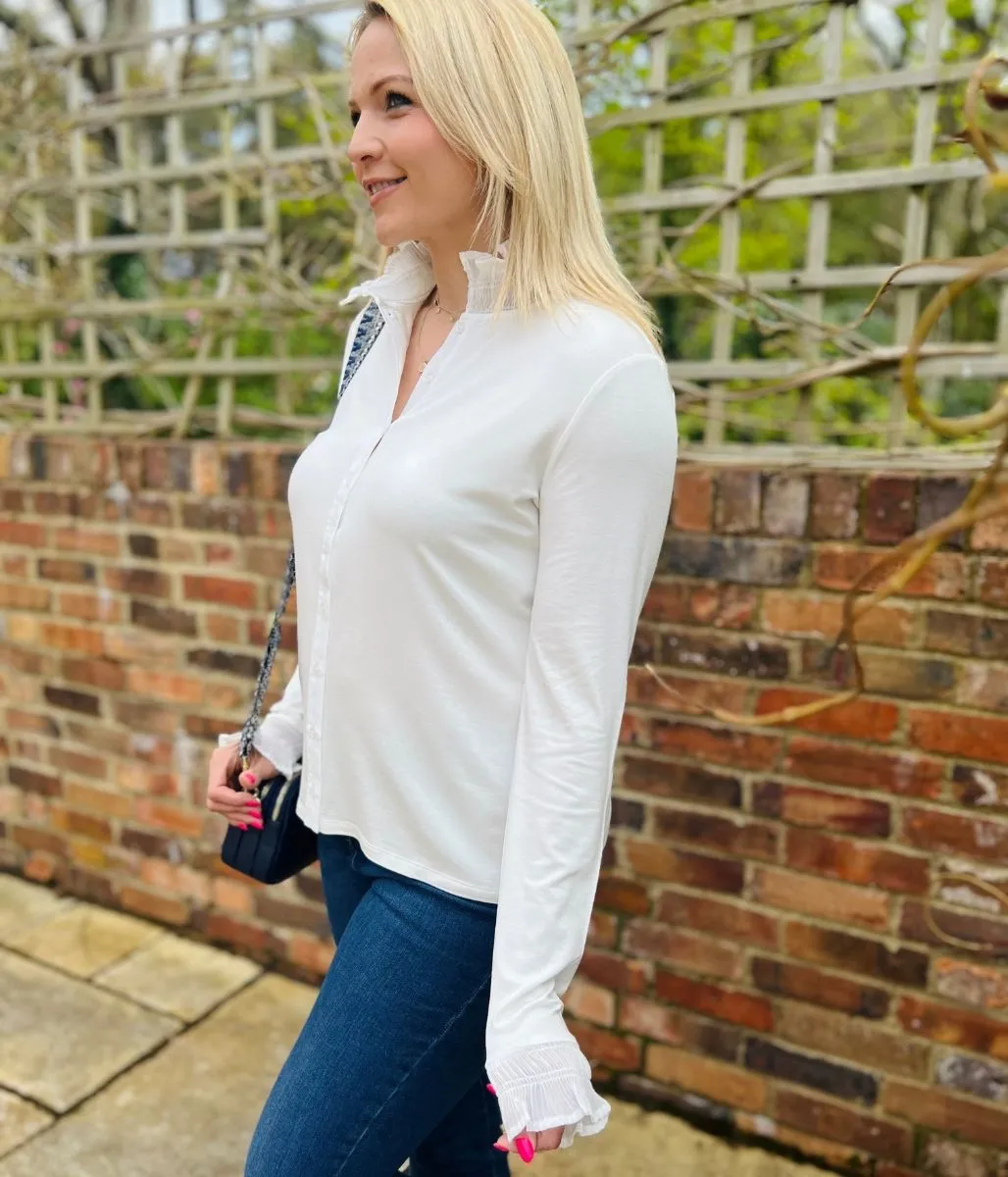 Ivory Frill Townsend Blouse