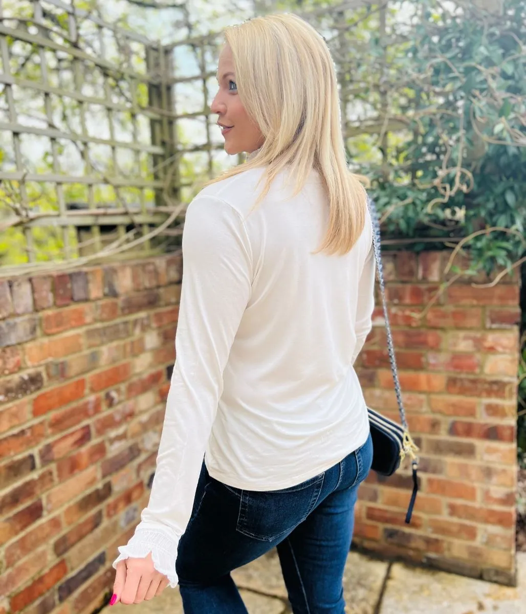 Ivory Frill Townsend Blouse