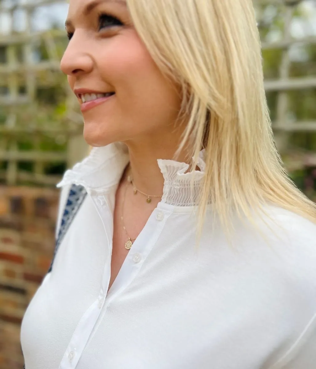 Ivory Frill Townsend Blouse