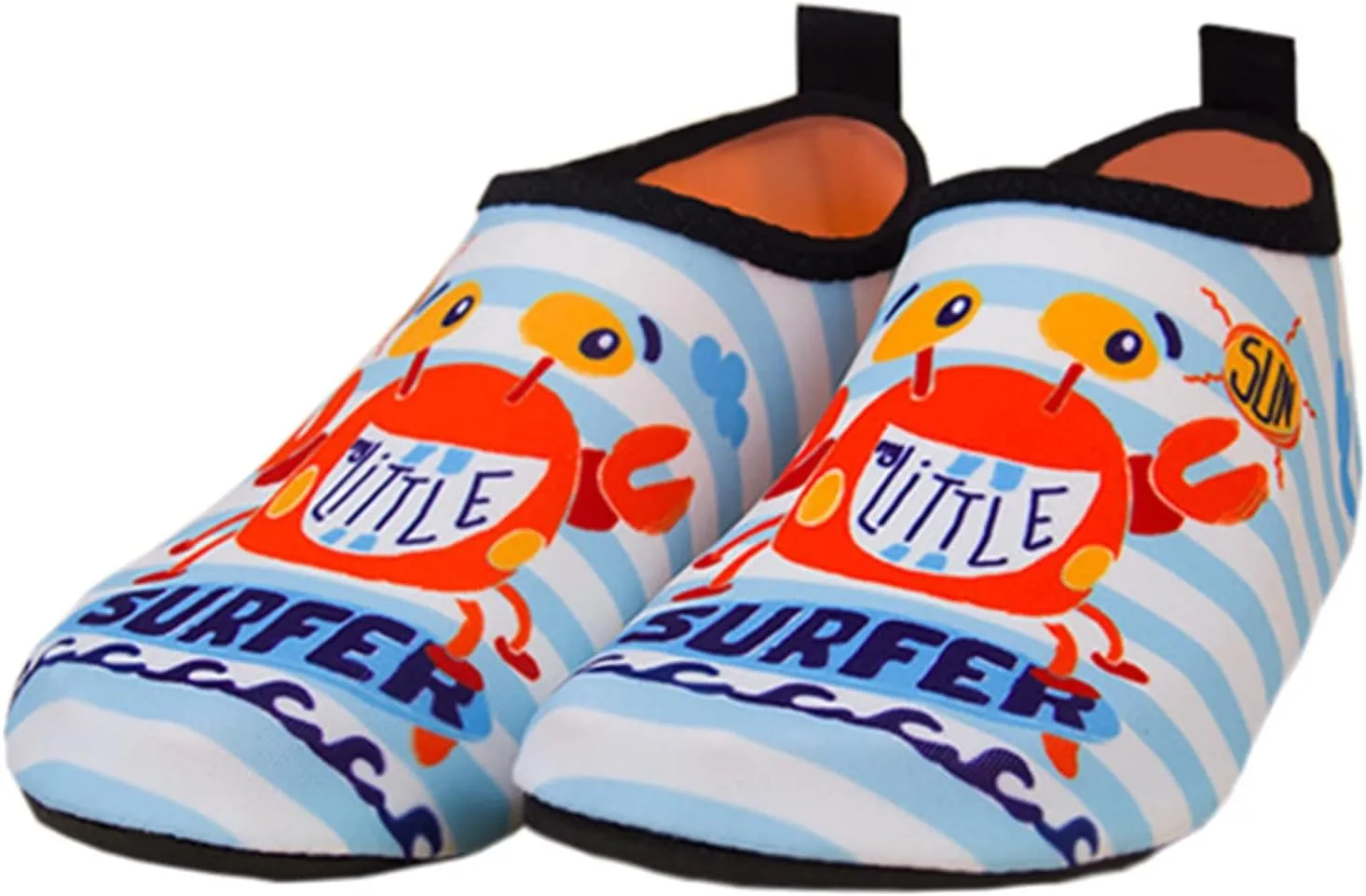 JINCAIHONG Kids Water Shoes Boys Girls Aqua Socks Beach Sport Slip on Sneakers Barefoot Sock Shoe for Toddler Babys