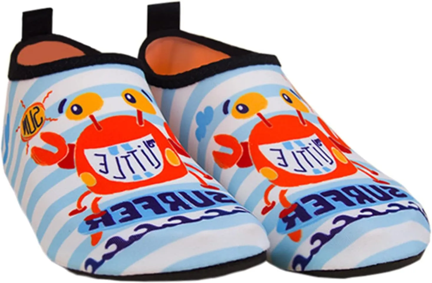 JINCAIHONG Kids Water Shoes Boys Girls Aqua Socks Beach Sport Slip on Sneakers Barefoot Sock Shoe for Toddler Babys