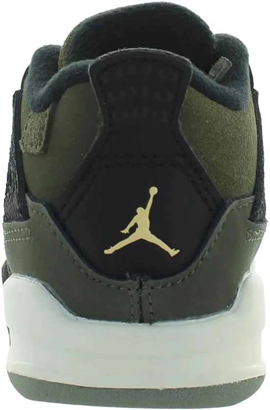 Jordan Toddler's 4 Retro Off White/Military Blue (BQ7670 141)