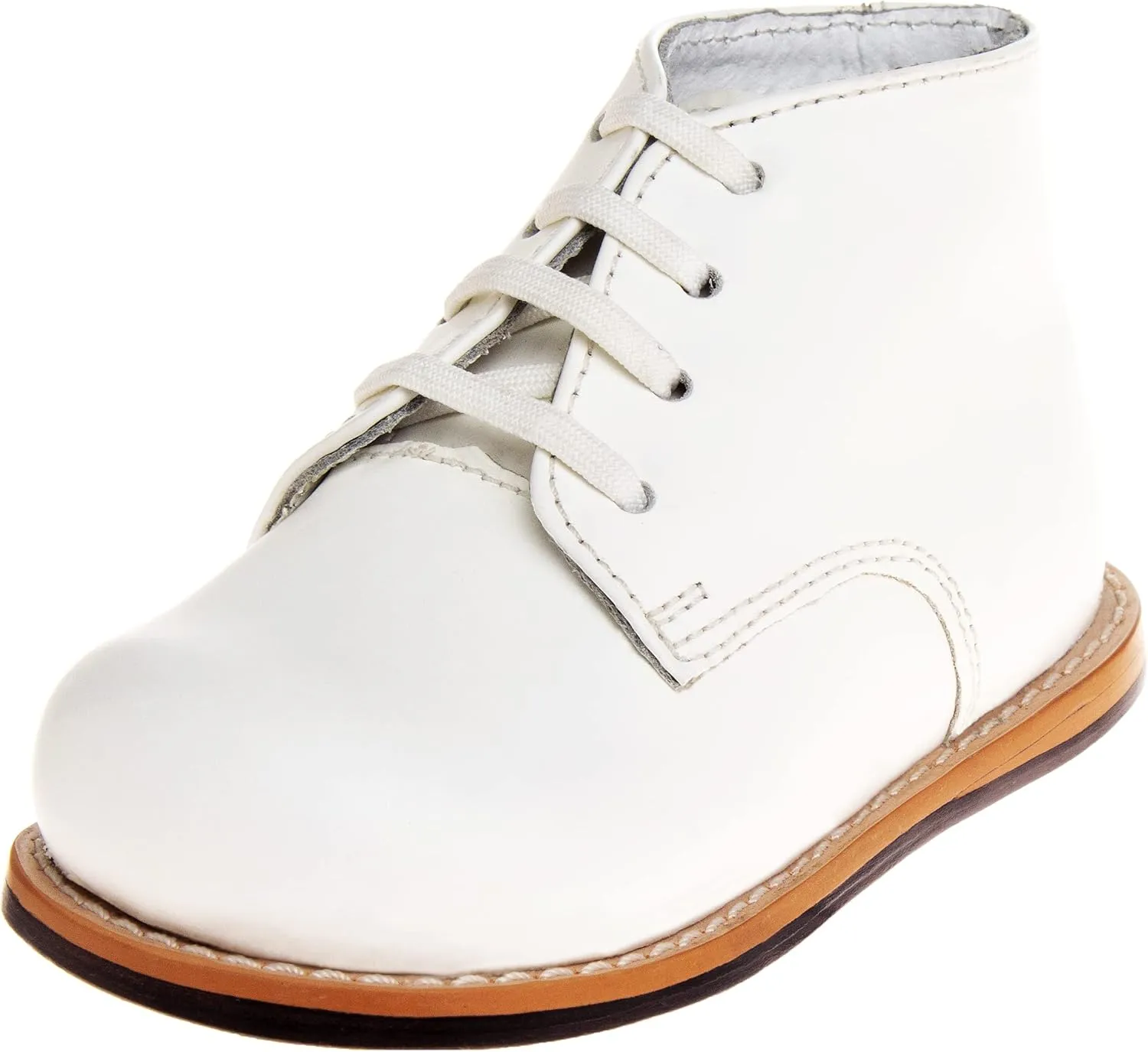 Josmo Baby Unisex Walking Shoes First Walker, Baby First Walker Shoes - New White (Size 5.5 Toddler)