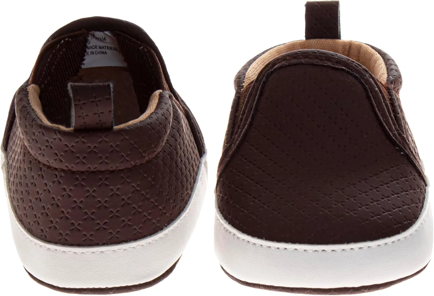 Josmo Unisex Baby Boys Girls Sneakers Infant Slip On First Walking Shoes Casual Crib Shoes (Size 2-4 Infant)