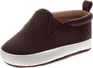 Josmo Unisex Baby Boys Girls Sneakers Infant Slip On First Walking Shoes Casual Crib Shoes (Size 2-4 Infant)