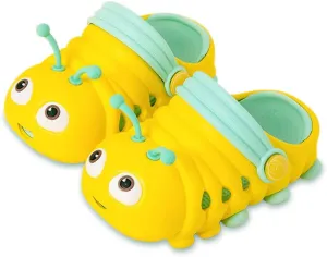 JUXI Toddler Clogs Girls Boys Clogs Garden Shoes EVA Lightweight Summer Slipper Cartoon Slides Baby Comfort Sandals