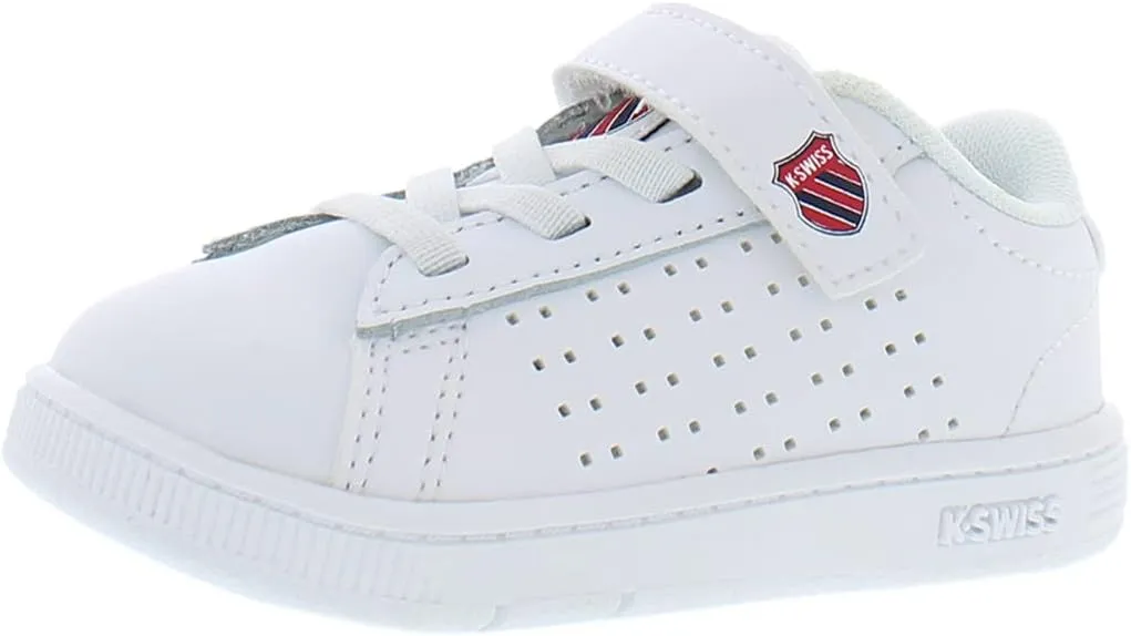 K-Swiss Court Casper VLC Baby Boys Shoes Size 5, Color: White
