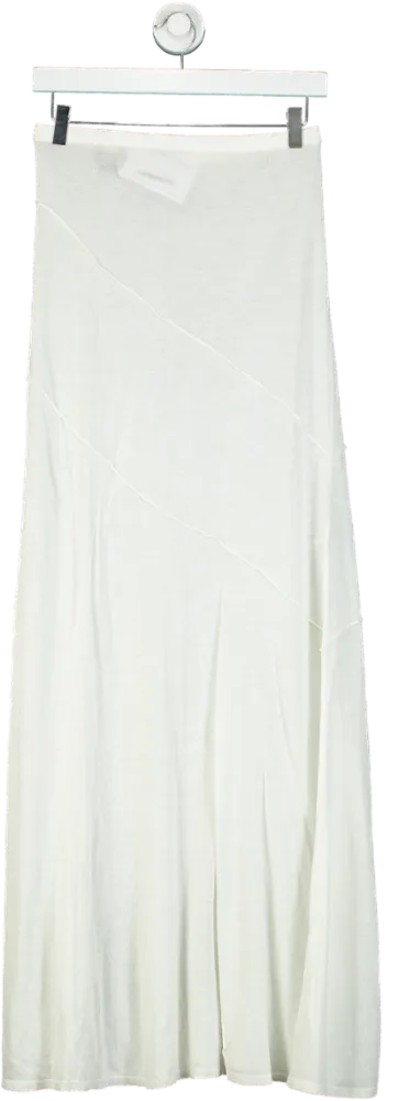 Karen Millen White Maxi Skirt UK S