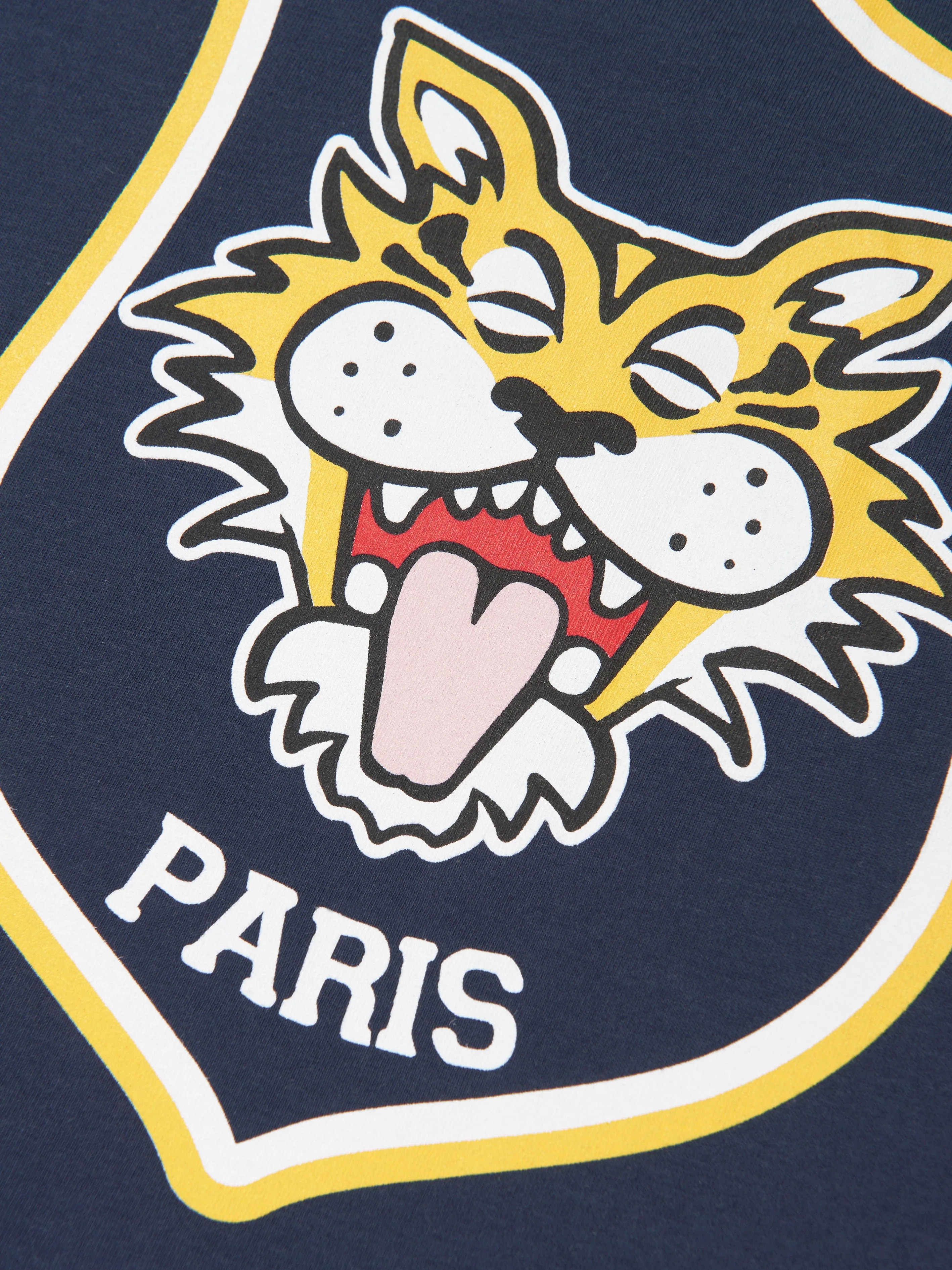 KENZO Boys Tiger Logo T-Shirt in Navy