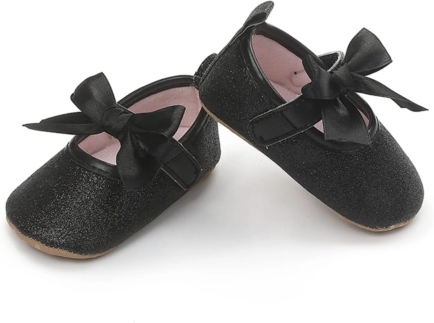 Kids Casual Shoes Toddler Kids Infant Girls Soild Colour Bowknot Princress Shoes Soft Sole The Floor Barefoot