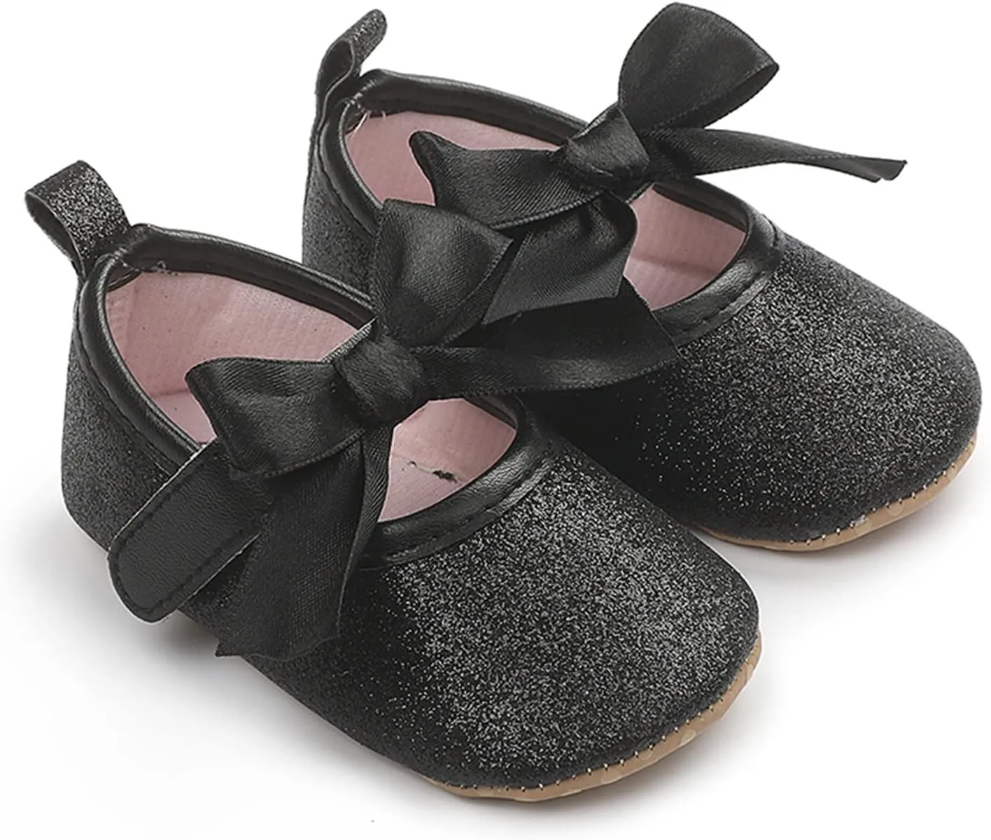 Kids Casual Shoes Toddler Kids Infant Girls Soild Colour Bowknot Princress Shoes Soft Sole The Floor Barefoot