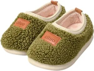 Kids Children Durian Style Warm Shoes Cotton Shoes Solid Fashion Soft Sole Indoor Non Slip Shoes for Toddler