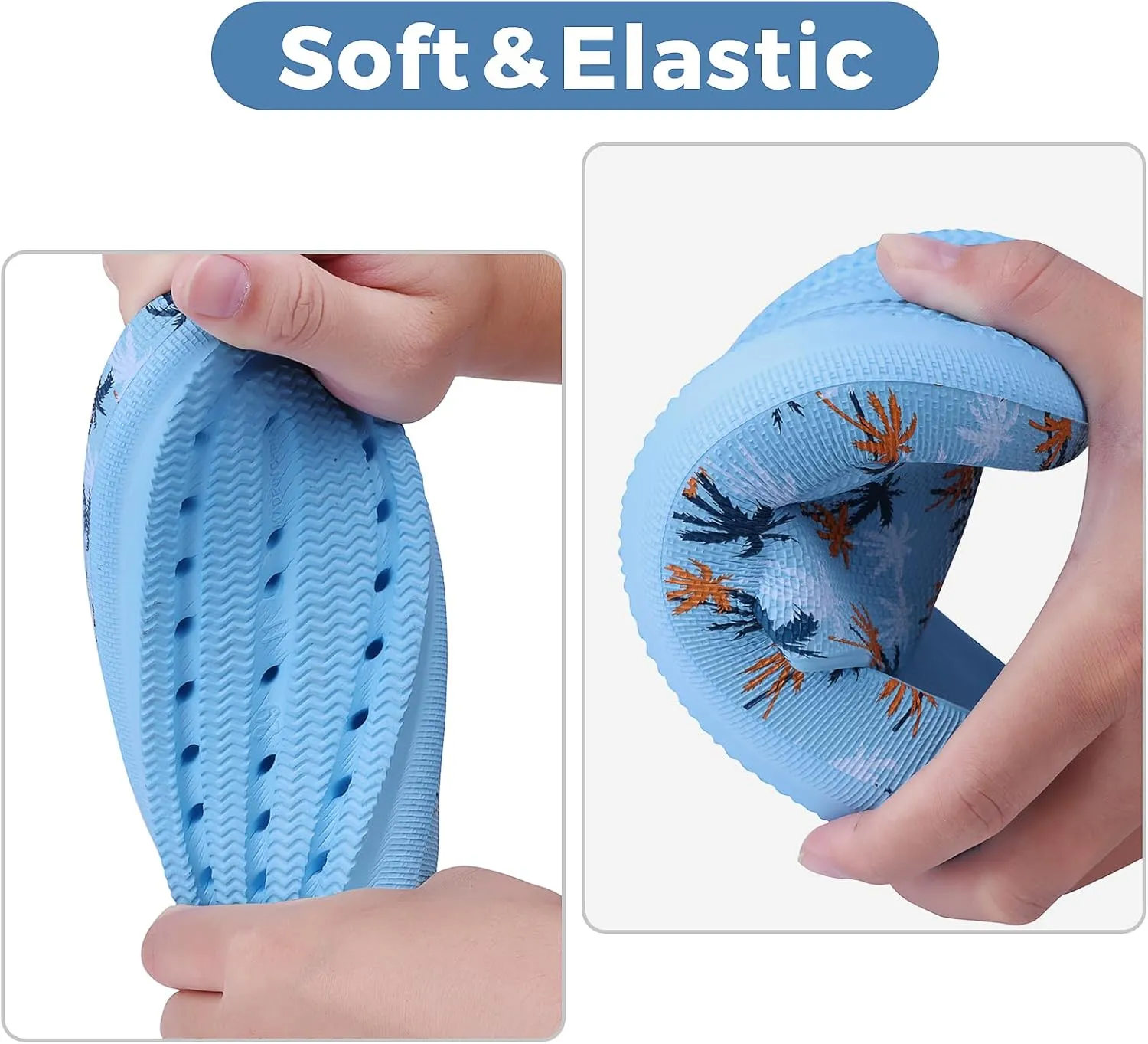 Kids Cloud Slides Boys Girls Flip Flops Slip On Beach Sandals Youth Pool Shower Shoes EVA Summer Slippers11 Little Kids - 6 Big Kids
