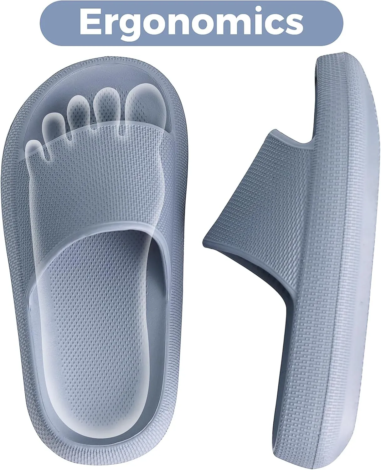 Kids Cloud Slides Boys Girls Flip Flops Slip On Beach Sandals Youth Pool Shower Shoes EVA Summer Slippers11 Little Kids - 6 Big Kids
