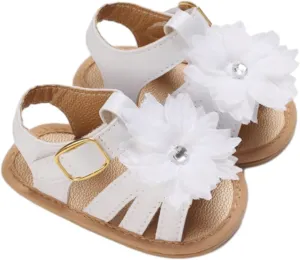 kids sandles Ruffle Bowknot Premium Soft Sole Open Toe Breathable Summer Outdoor Shoes Baby Sandals 0 12 Months