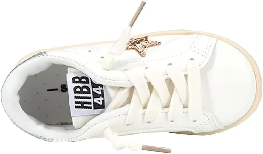 Kids Sparkle Star Sneakers Casual Sports Running Shoes for Girls Boys