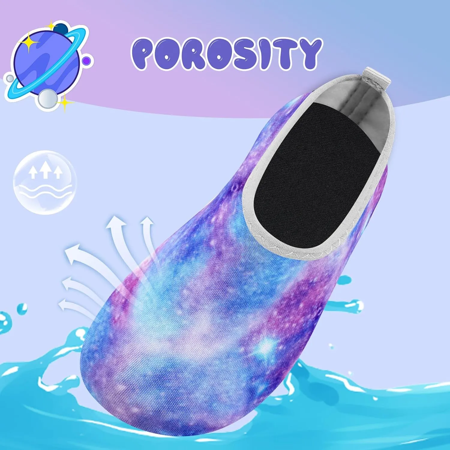 Kids Water Shoes Girls Boys Outdoor Quick Dry Barefoot Aqua Socks for Toddler Sport Beach Swim Surf