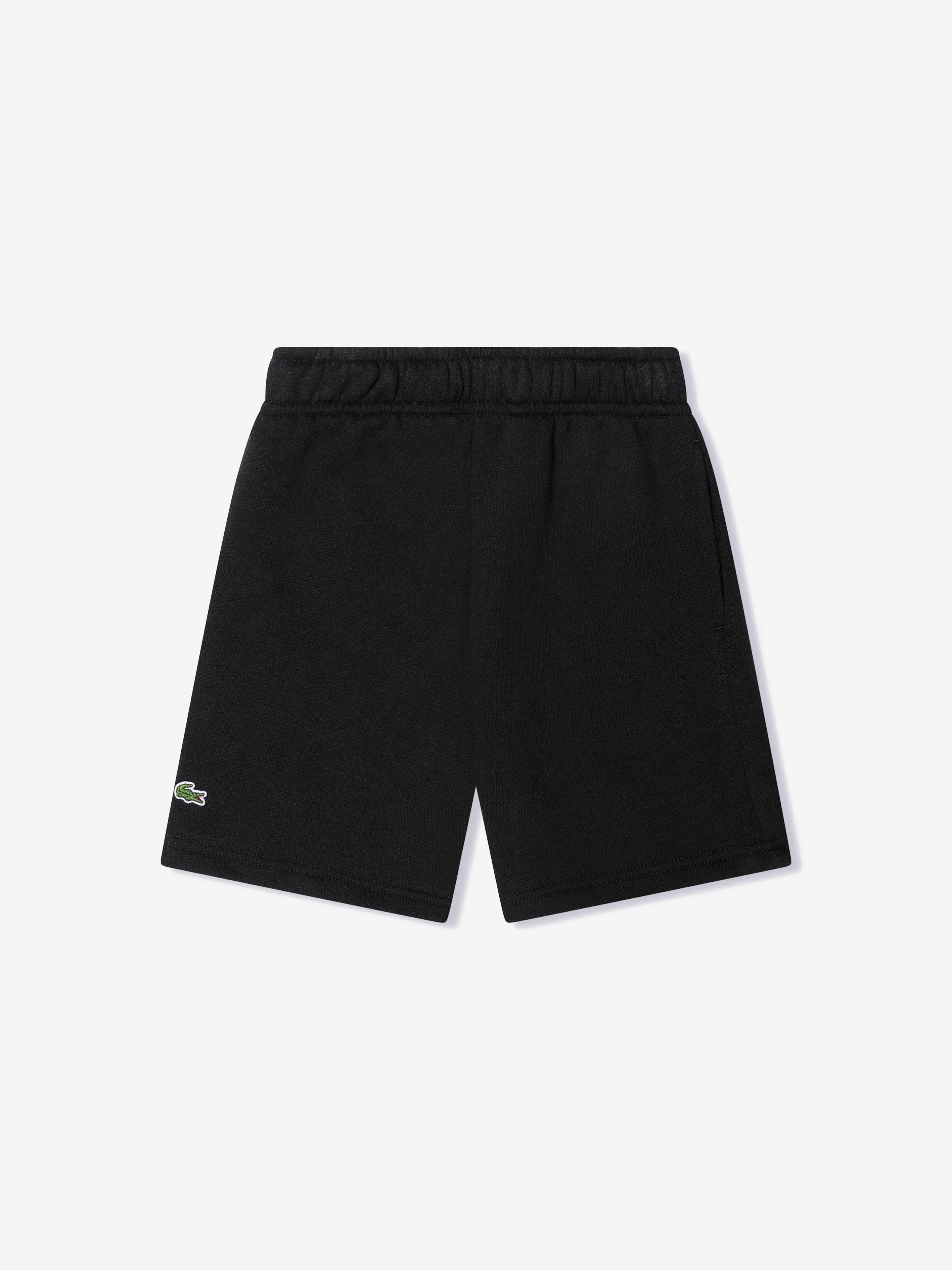 Lacoste Boys Logo Shorts in Black
