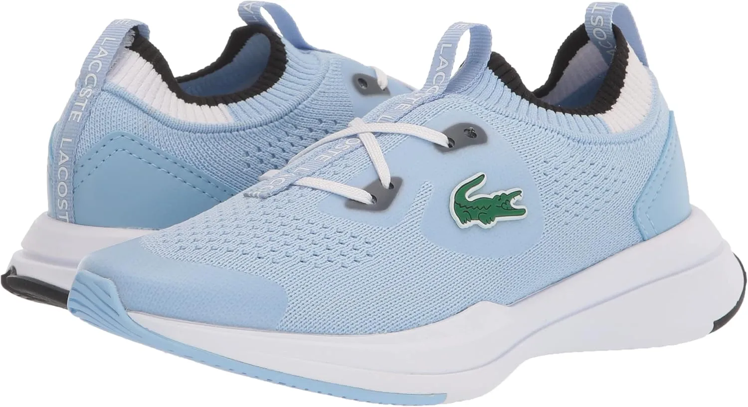 Lacoste Unisex-Child Kids Run Spin Knit Sneaker