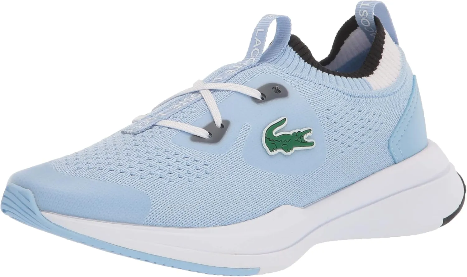 Lacoste Unisex-Child Kids Run Spin Knit Sneaker